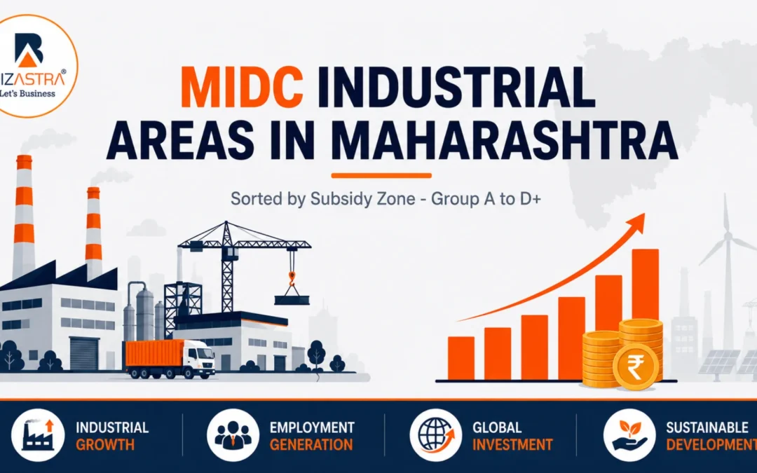List of Major MIDC Industrial Areas in Maharashtra by Subsidy Zone (2026)