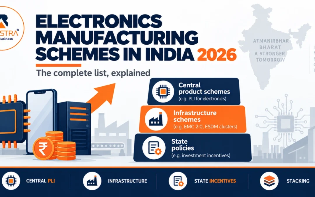 Government Schemes for Electronics Manufacturing in India (2026): The Complete List