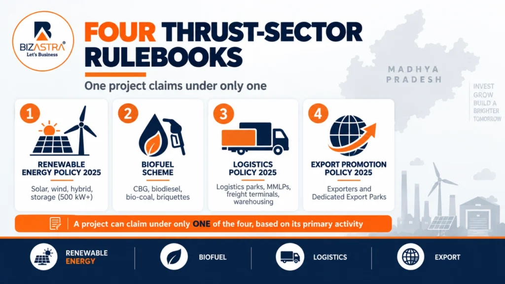 The four Madhya Pradesh thrust sector policies for 2025